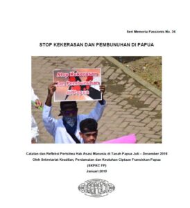 Memoria Passionis Seri 36-Refleksi Akhir Tahun 2018 (Publikasi Tahun 2019)