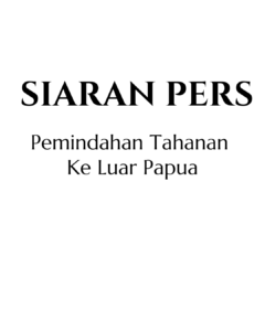 Pemindahan Tahanan Ke Luar Papua